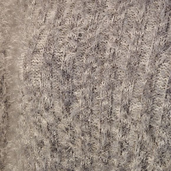 Candies Sweater Fluffy Gray Womens Size Medium - Picture 5 of 10